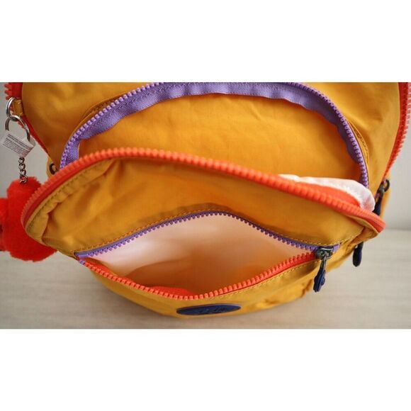 Kipling KIA5L4-7CY Women's Spicy Gold Yellow 15" Laptop Seoul Backpack - Picture 13 of 15